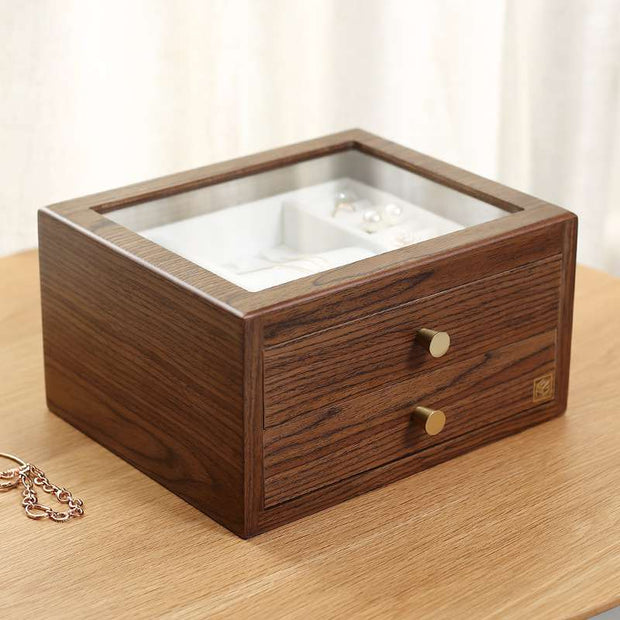  SANSREPONSE Wooden Extra Large Jewelry Box Organizer