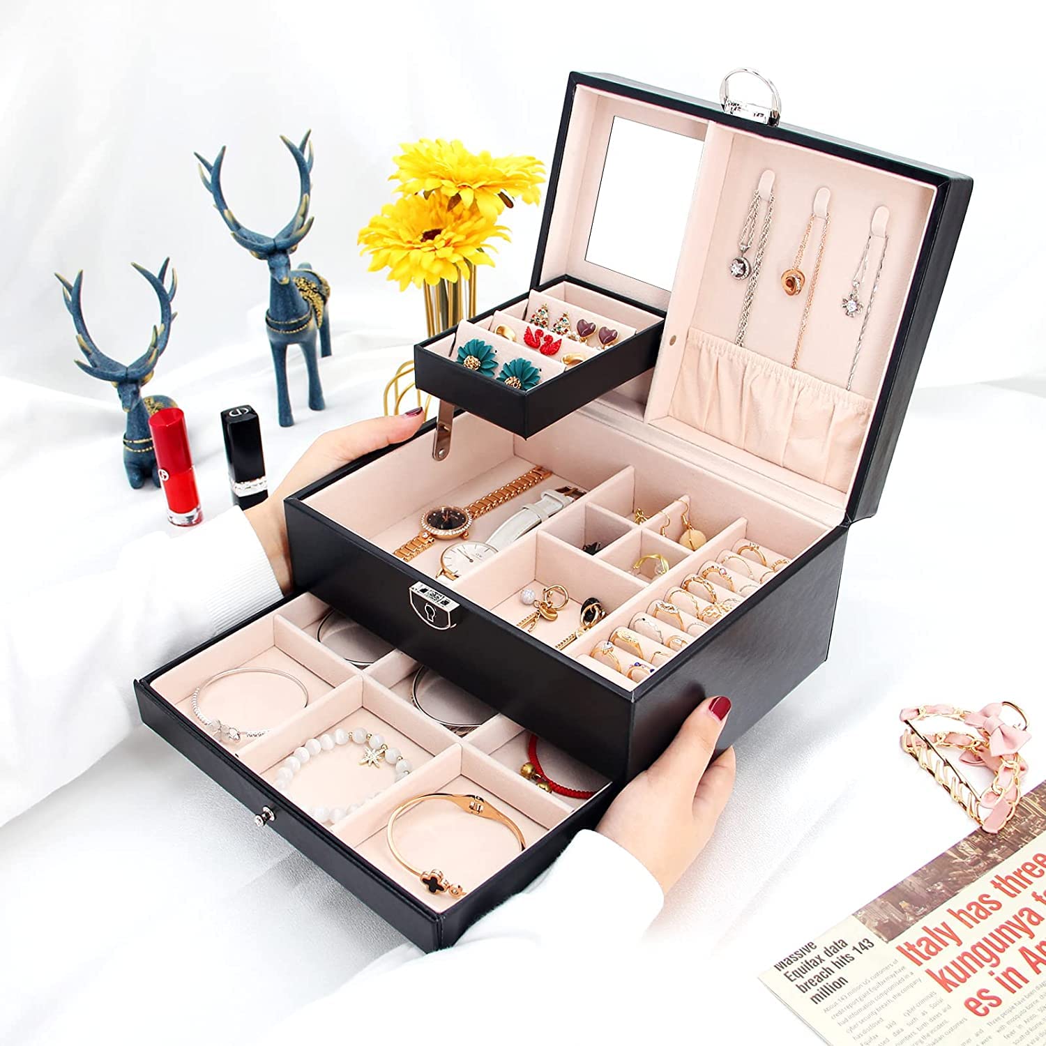 36 Grids Clear Plastic Storage Box Adjustable Dividers Organizer Pills  Drugs Earrings Jewelry box at Rs 55/piece in Surat